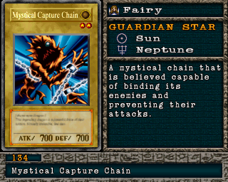 Detalhes da carta Mystical Capture Chain