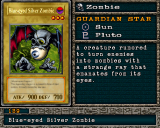 Detalhes da carta Blue-eyed Silver Zombie