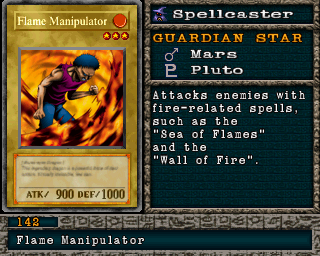 Detalhes da carta Flame Manipulator