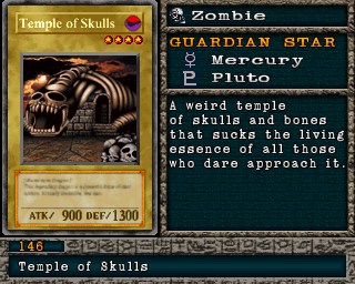 Detalhes da carta Temple of Skulls