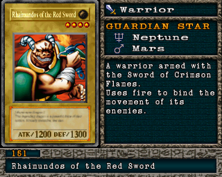 Detalhes da carta Rhaimundos of the Red Sword