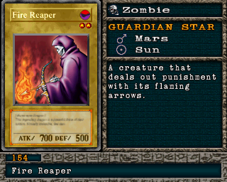 Detalhes da carta Fire Reaper