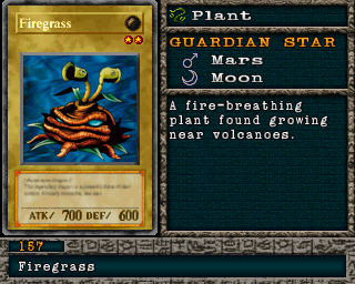Detalhes da carta Firegrass