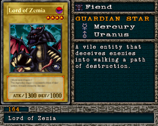 Detalhes da carta Lord of Zemia