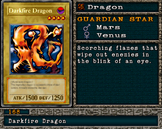 Detalhes da carta Darkfire Dragon
