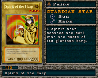Detalhes da carta Spirit of the Harp