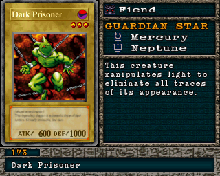 Detalhes da carta Dark Prisoner
