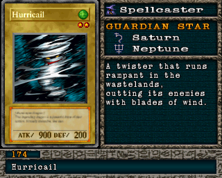 Detalhes da carta Hurricail