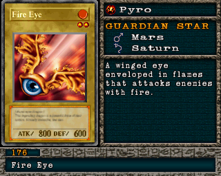 Detalhes da carta Fire Eye