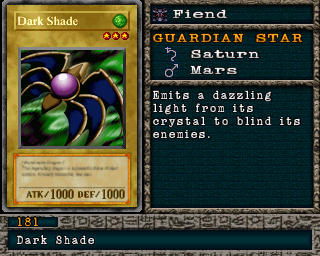 Detalhes da carta Dark Shade