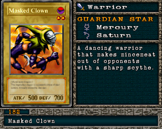 Detalhes da carta Masked Clown