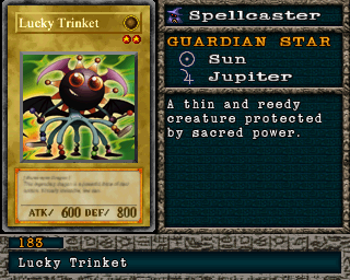 Detalhes da carta Lucky Trinket