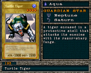 Detalhes da carta Turtle Tiger