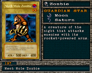 Detalhes da carta Mech Mole Zombie