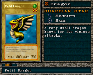 Detalhes da carta Petit Dragon