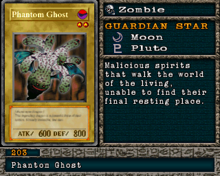 Detalhes da carta Phantom Ghost