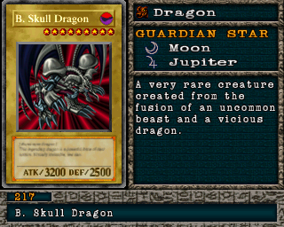 Detalhes da carta B. Skull Dragon