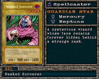 Detalhes da carta Masked Sorcerer