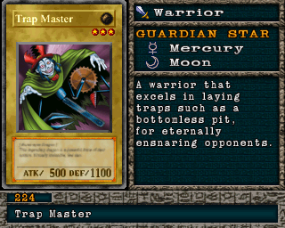 Detalhes da carta Trap Master