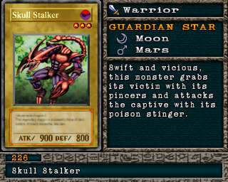 Detalhes da carta Skull Stalker