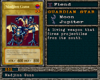 Detalhes da carta Madjinn Gunn