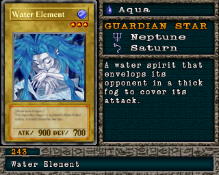 Detalhes da carta Water Element
