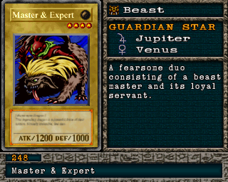 Detalhes da carta Master & Expert