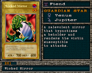 Detalhes da carta Wicked Mirror