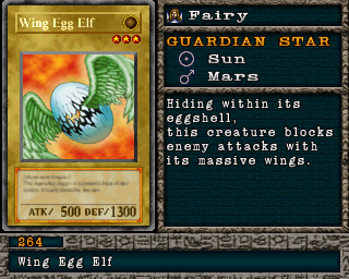 Detalhes da carta Wing Egg Elf