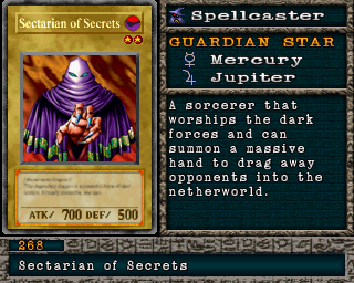 Detalhes da carta Sectarian of Secrets
