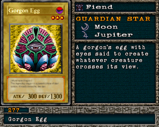 Detalhes da carta Gorgon Egg
