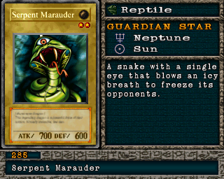 Detalhes da carta Serpent Marauder