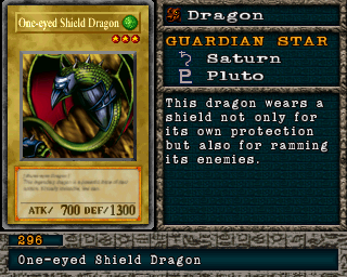 Detalhes da carta One-eyed Shield Dragon