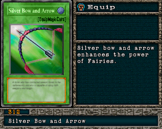 Detalhes da carta Silver Bow and Arrow