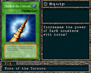 Detalhes da carta Horn of the Unicorn