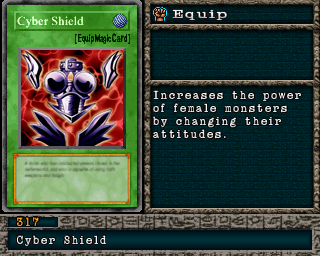 Detalhes da carta Cyber Shield