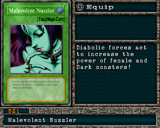 Detalhes da carta Malevolent Nuzzler