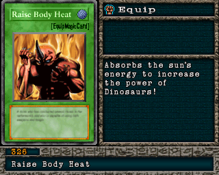 Detalhes da carta Raise Body Heat