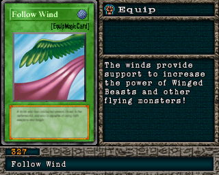 Detalhes da carta Follow Wind