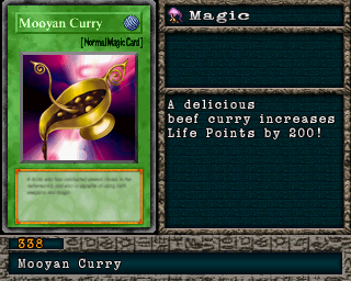Detalhes da carta Mooyan Curry