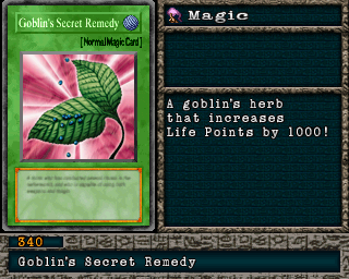 Detalhes da carta Goblin's Secret Remedy