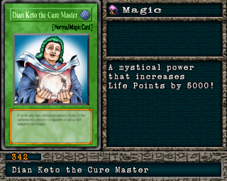 Detalhes da carta Dian Keto the Cure Master