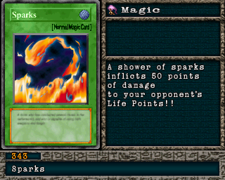 Detalhes da carta Sparks