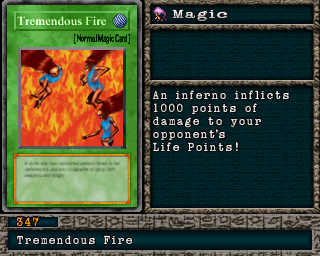 Detalhes da carta Tremendous Fire