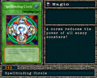 Detalhes da carta Spellbinding Circle