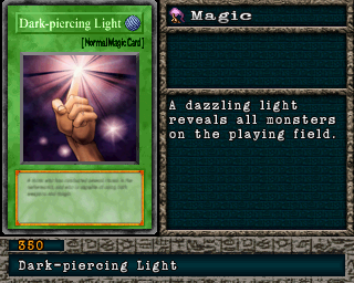 Detalhes da carta Dark-piercing Light