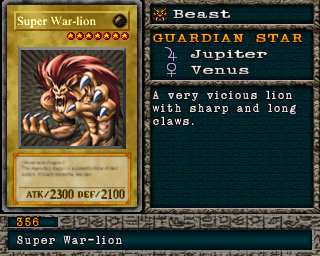 Super War-lion em Forbidden Memories