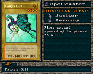 Detalhes da carta Fairy's Gift