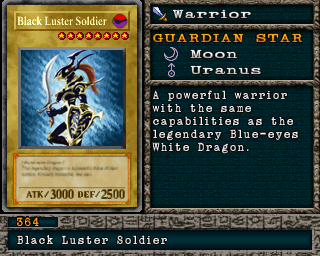 Detalhes da carta Black Luster Soldier