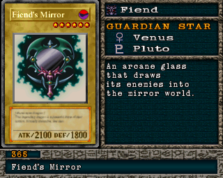 Detalhes da carta Fiend's Mirror